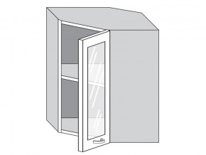 1.60.3у Шкаф настенный (h=720) угловой на 600мм со стекл. дверцей в Муравленко - muravlenko.магазин96.com | фото