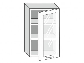 19.50.3 Шкаф настенный (h=913) на 500мм с 1-ой стекл. дверцей в Муравленко - muravlenko.магазин96.com | фото