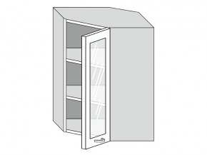 19.60.3у Шкаф настенный (h=913) угловой на 600мм со стекл. дверцей в Муравленко - muravlenko.магазин96.com | фото