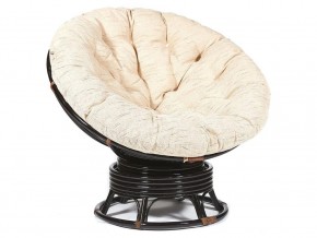 Кресло-качалка Papasan w 23/01 B с подушкой Antique brown, ткань Старт в Муравленко - muravlenko.магазин96.com | фото