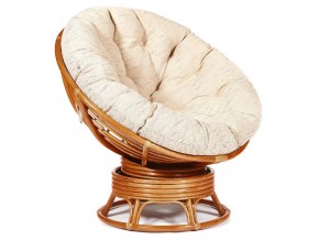 Кресло-качалка Papasan w 23/01 B с подушкой Cognac, ткань Старт в Муравленко - muravlenko.магазин96.com | фото