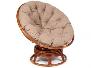 Кресло-качалка Papasan w 23/01 B с подушкой Pecan, экошерсть Коричневый в Муравленко - muravlenko.магазин96.com | фото