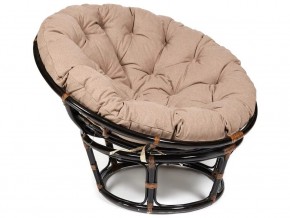 Кресло Papasan 23/01 W с подушкой Antique brown, экошерсть Коричневый в Муравленко - muravlenko.магазин96.com | фото