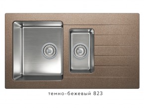 Мойка комбинированная Tolero twist TTS-890 Темно-бежевый 823 в Муравленко - muravlenko.магазин96.com | фото