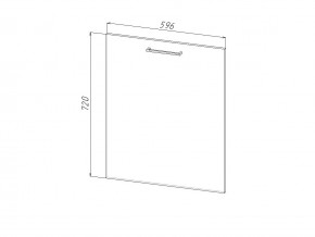 П 60 Комплект для посудомоечной машины 600 мм (цоколь + фасад) ЛДСП в Муравленко - muravlenko.магазин96.com | фото