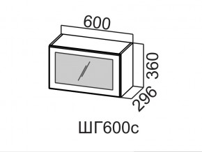 ШГ600с/360 Шкаф навесной 600/360 (горизонт. со стеклом) в Муравленко - muravlenko.магазин96.com | фото