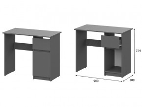 Стол письменный 900 Денвер Графит серый в Муравленко - muravlenko.магазин96.com | фото